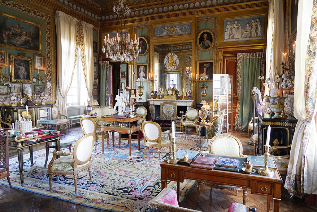 Zu Besuch im Schloss (Chateau) Bataille, oto © Andreas Rosar, Fotoagentur Stuttgart